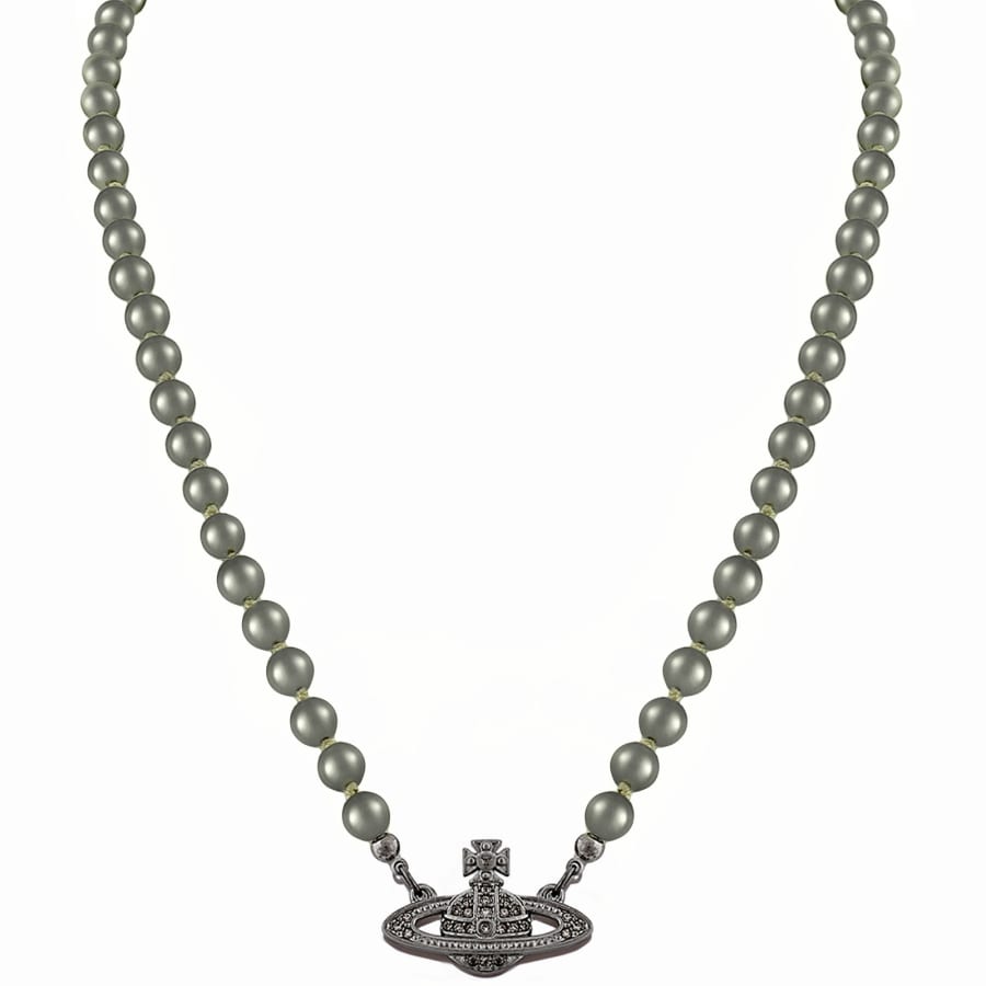 Vivienne westwood mini bas relief necklace silver best sale